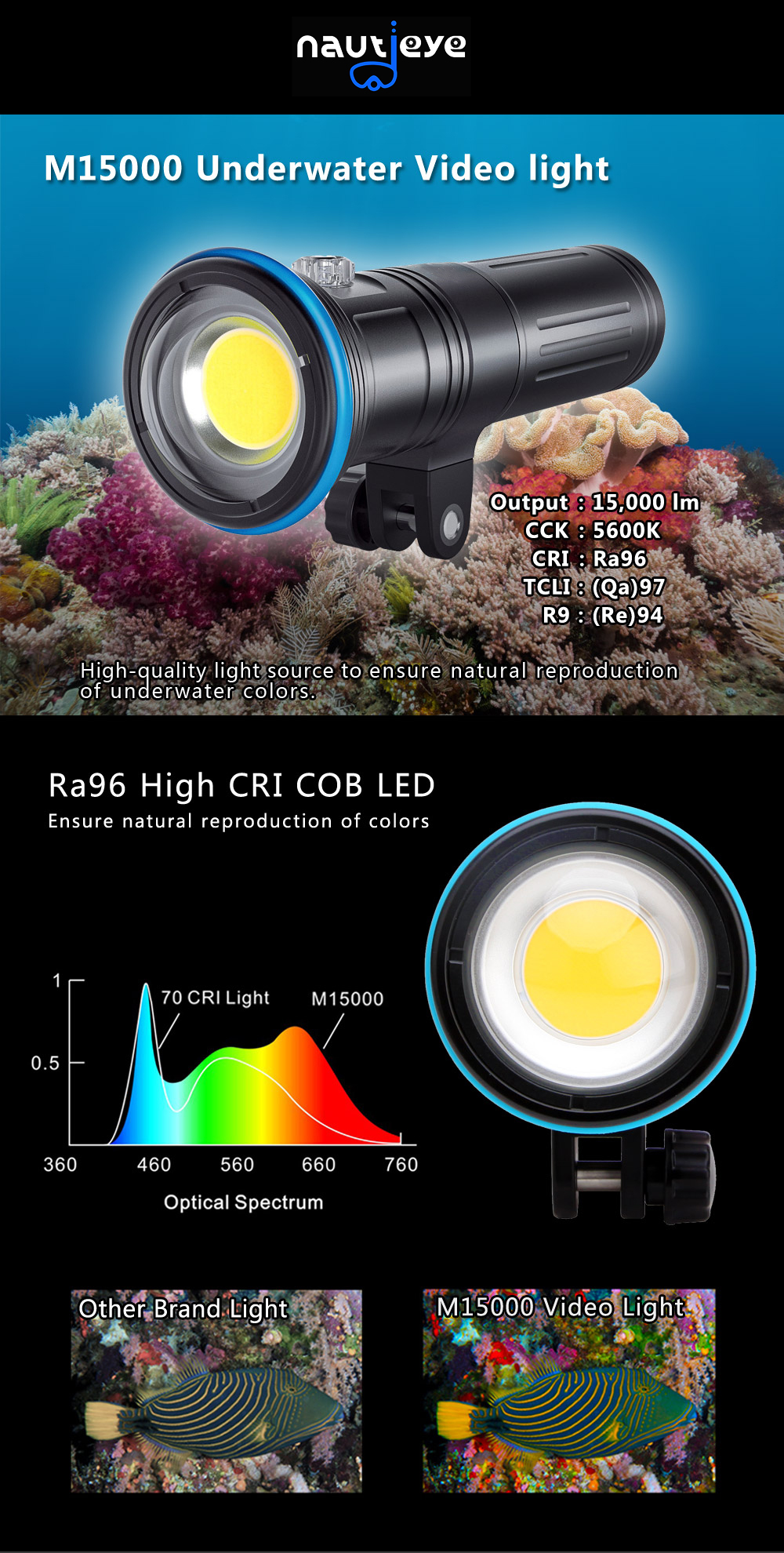 Nautieye NE24 Dive Light